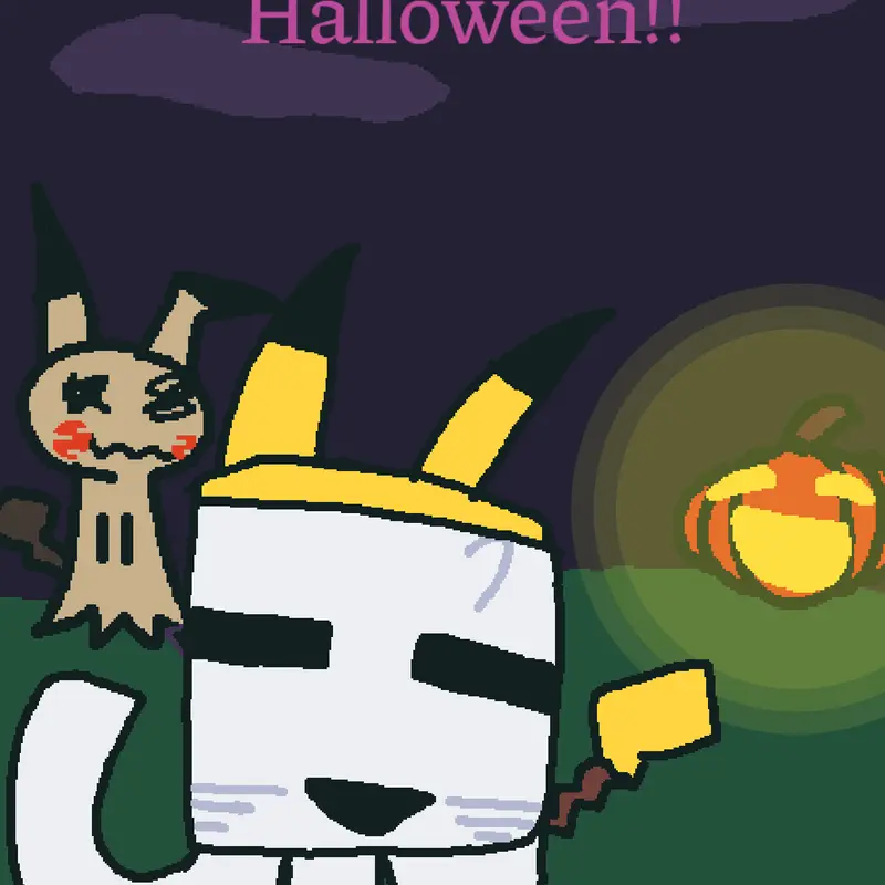 Happy Halloween by @happy_ghast_official