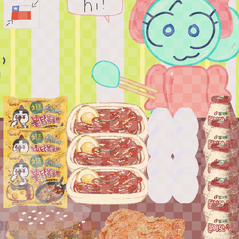 poppy and foooooooodddd by @P0ppyyy