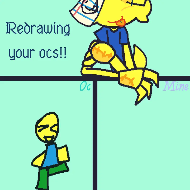 Redrawing your ocs! by @SamiraAdan