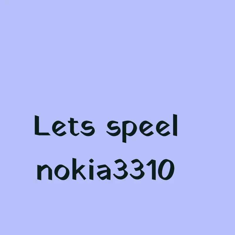 Game by @nokia3310