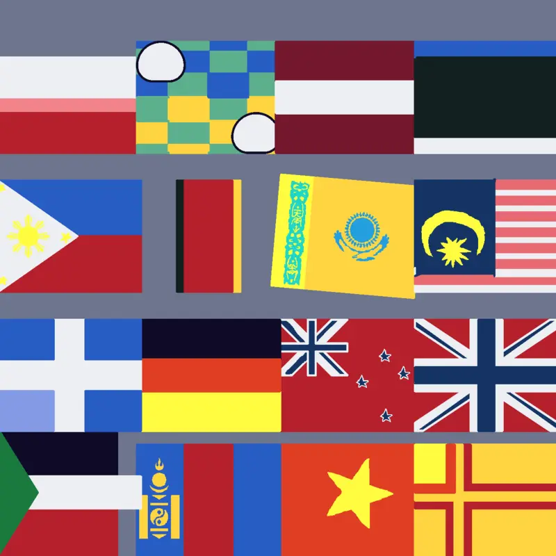 Flag band au by @idkwhog