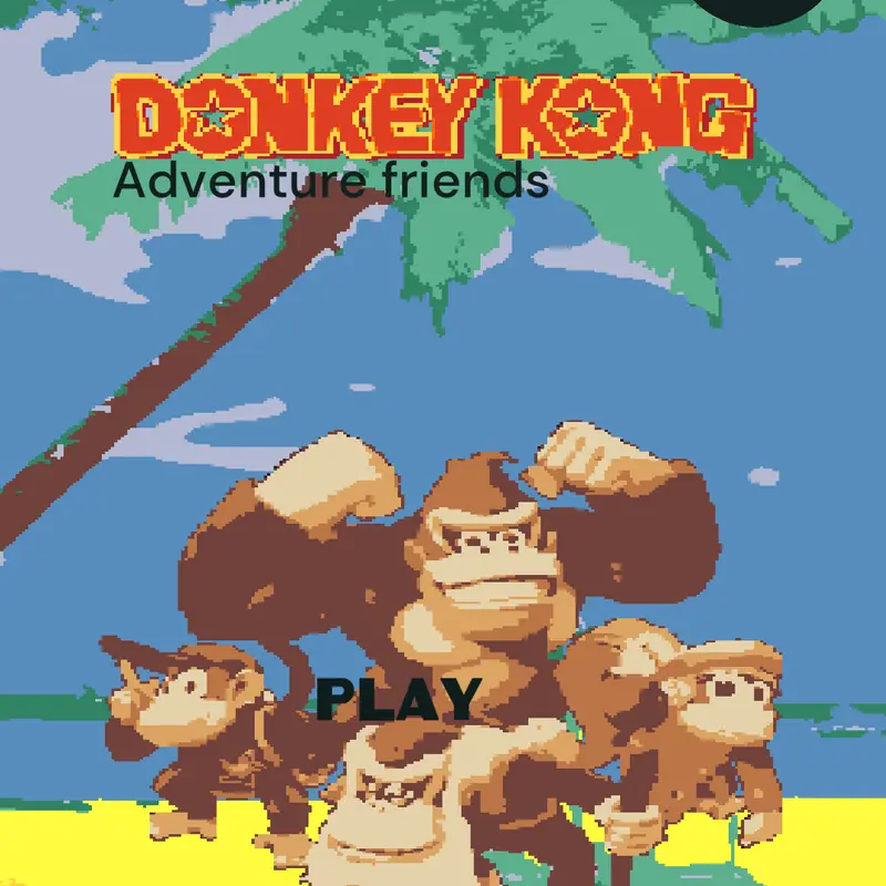 Donkey Kong adventure friends by @Emi_programacion