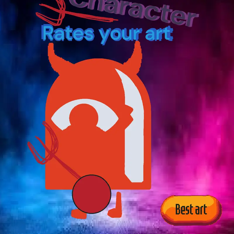 Character rates your art by @larpdavy