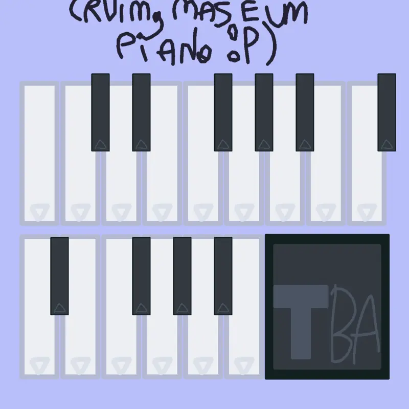 UM PIANO NO CASTLE! (ruim, mas é piano) by @lushflake_bing_chiling