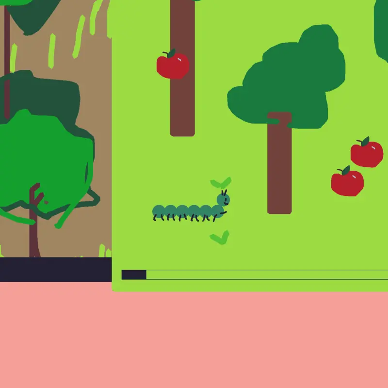 Catepillar in the forest by @kharaba