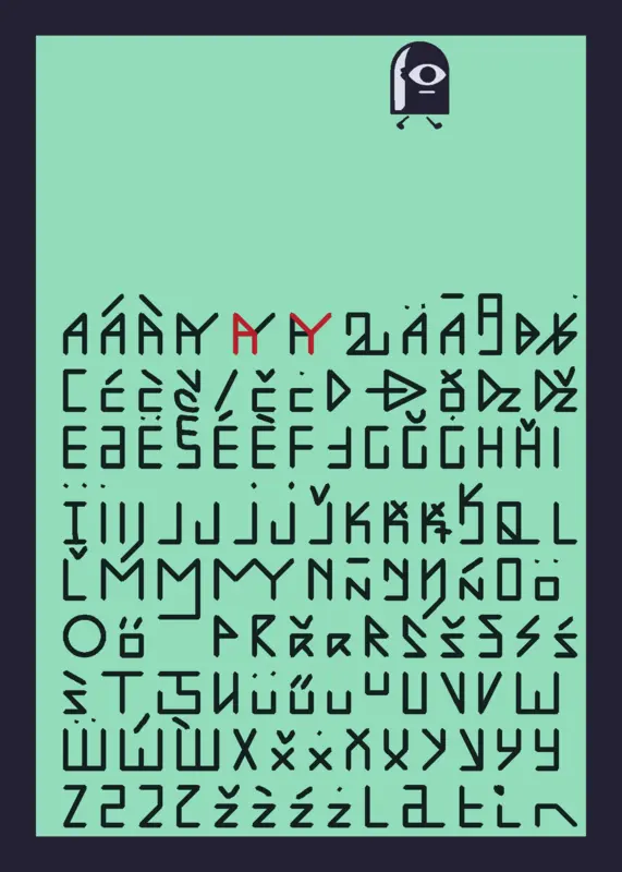 Latin Alphabet by @HouaLee