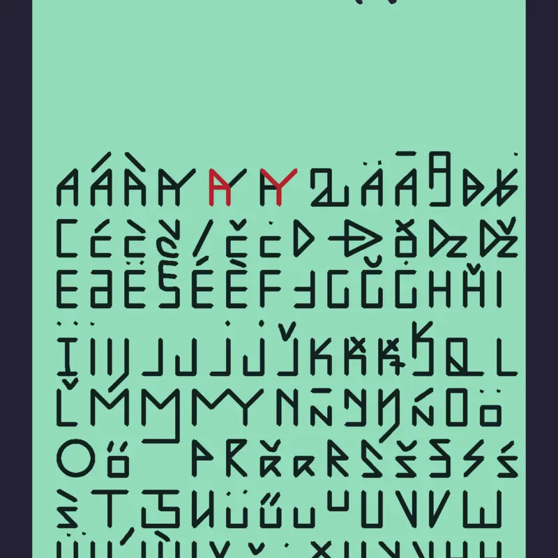 Latin Alphabet by @HouaLee
