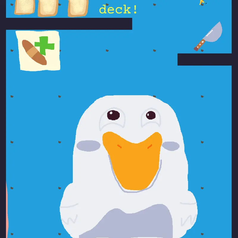 Duck ragdoll by @SpongebobSquarepantscute