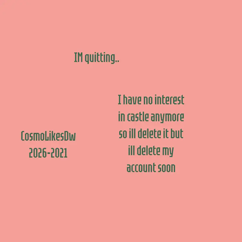 Quitting by @CosmoLikesDw