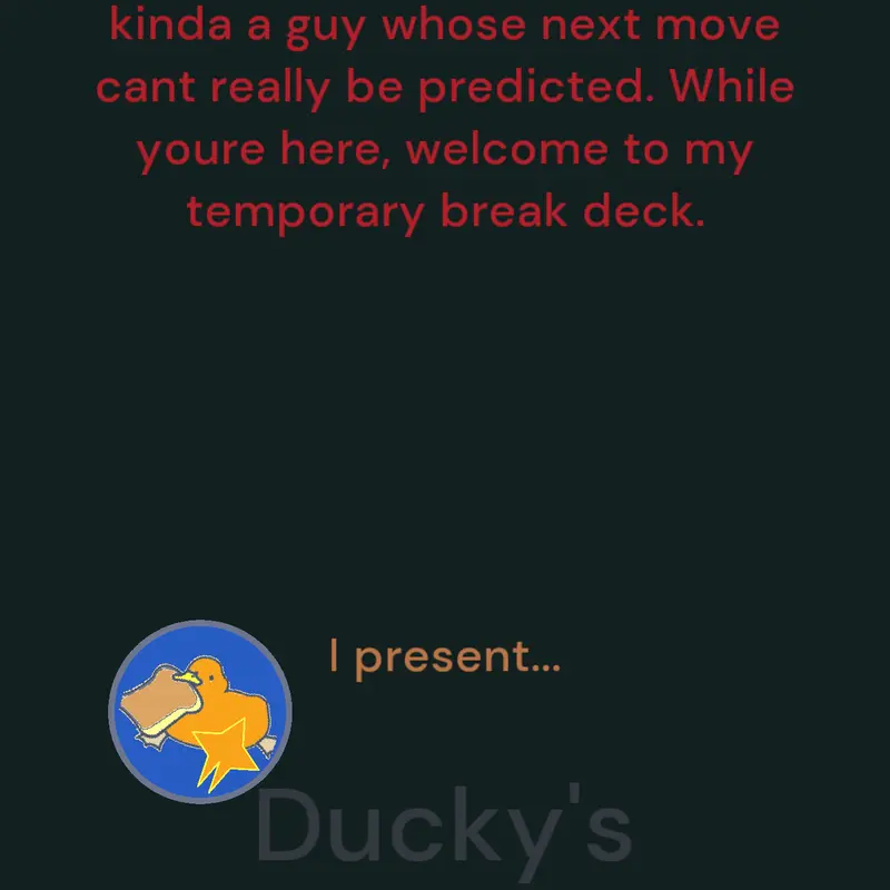 Game by @Ducky-The-Duck