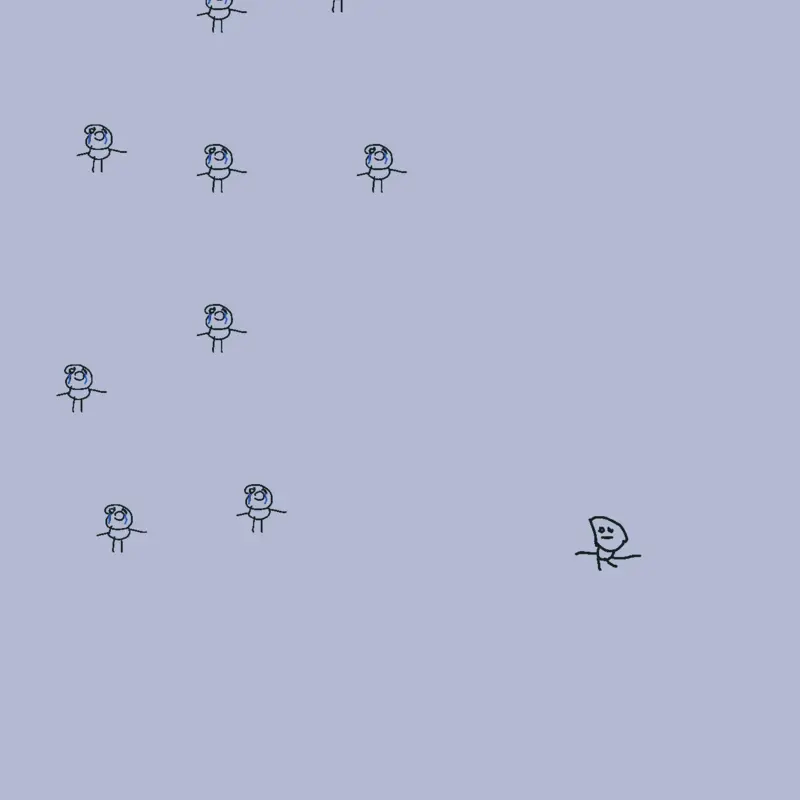What crying kids look like by @ipopo