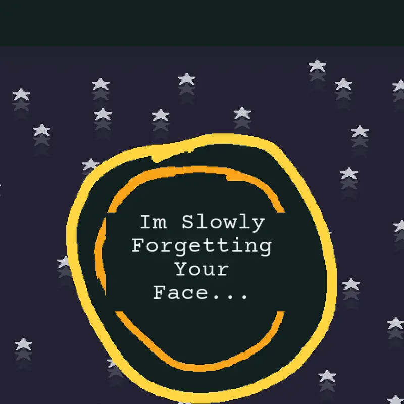 I'm slowly forgetting your face by @-Gaia_Bh1-