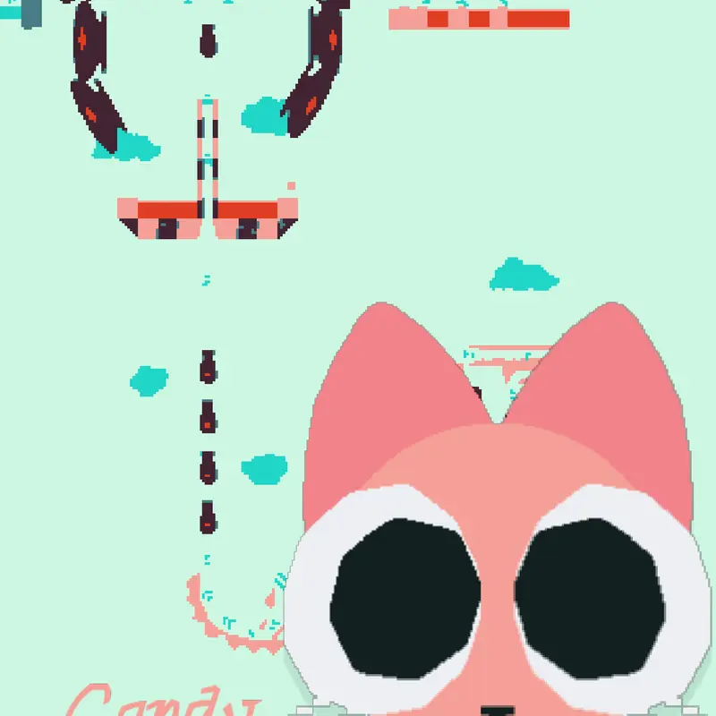 Candy Cat Golf by @Flaming-Paws