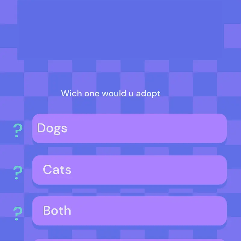 Would u adopt cat dog or parrot by @kittycat12366lover