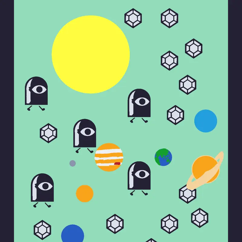 Interactive Solar System Game by @BasicDecks