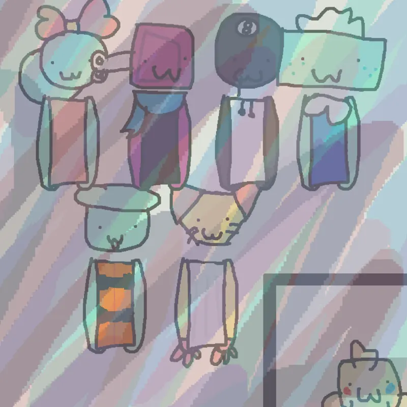 Dandy’s world toons in my style by @anamartz