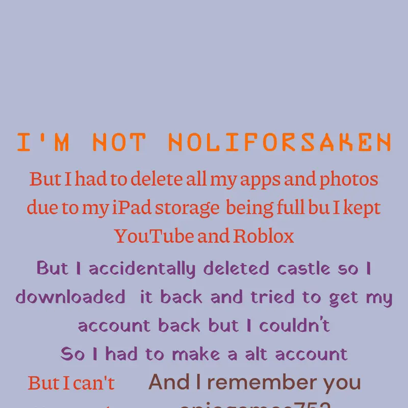 Game by @Not_Noliforsaken2