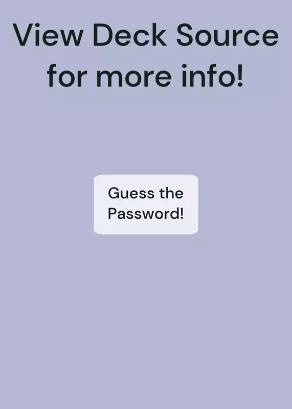 Guess the Password! by @MGoosePlayZ