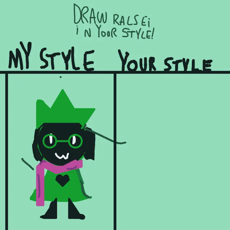 Draw ralsei in YOUR style!!!! by @Its_Ralsei