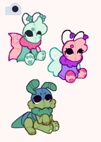 Bug Trio Plushies
