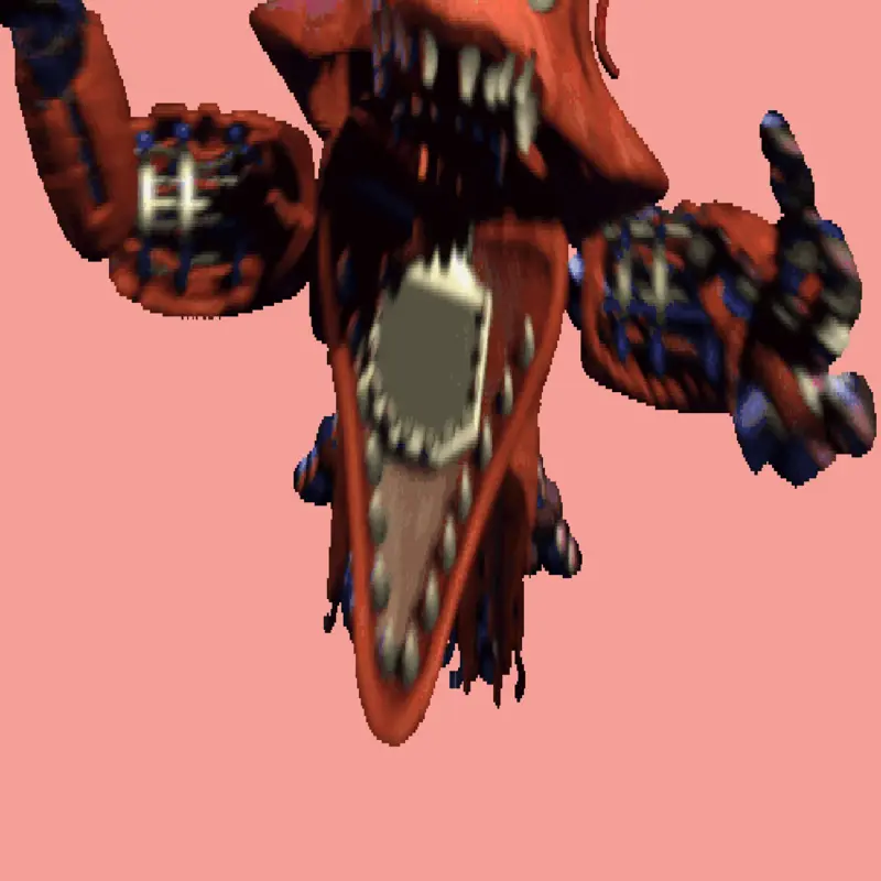 Withered Foxy Jumpscare Blueprint by @Thyymes