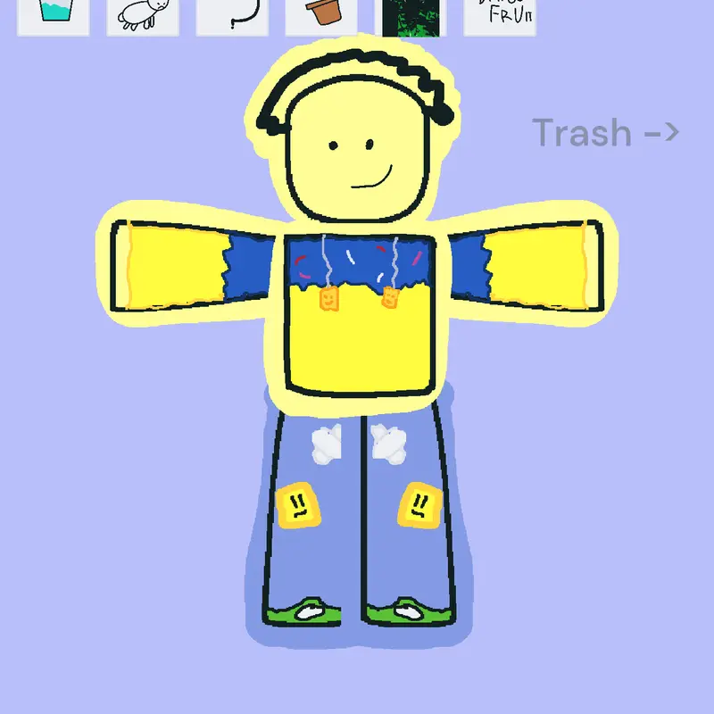 My Roblox character lol by @DoodleWorks