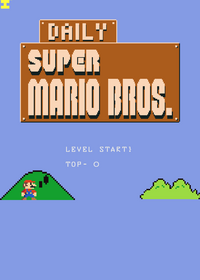 Super Mario daily but different
