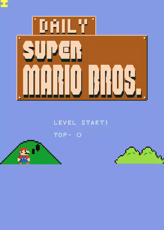 Super Mario daily but different by @a_paper_stickman