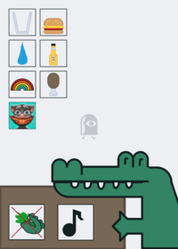 Feed an alligator [malaysia1048 account]