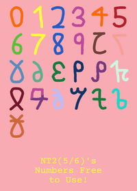 NT2(5/6)'s Numbers 0 to 24 Free to use!
