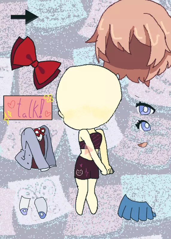 Ddlc Puzzle game by @WHAT_THE_WHAT