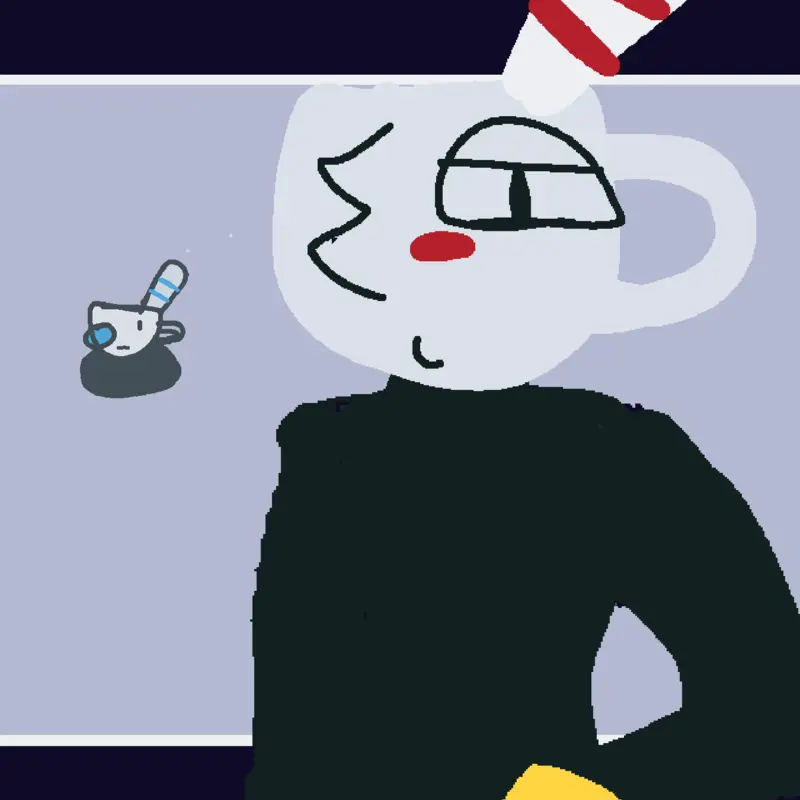 Cuphead animation:D by @pincces_cookie