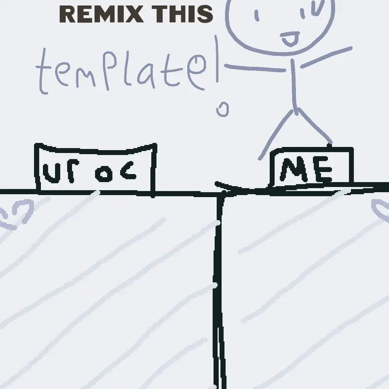 Free to remix! Redraw oc template!!! by @Straw-Berry