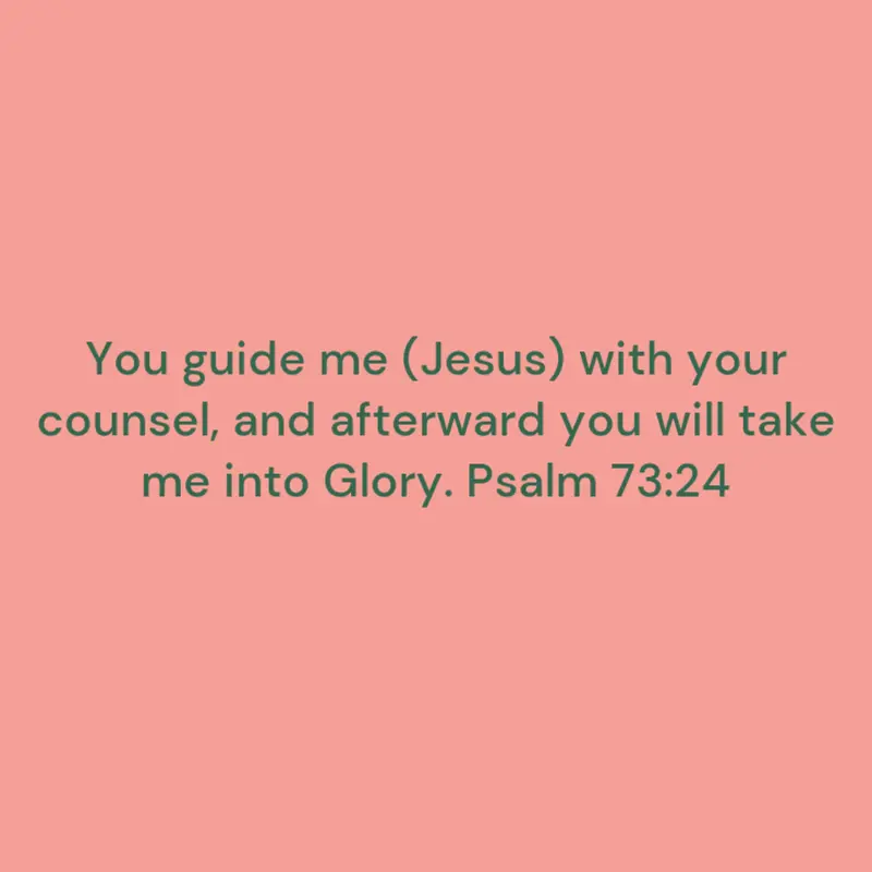 Psalm 73:24 by @nbby