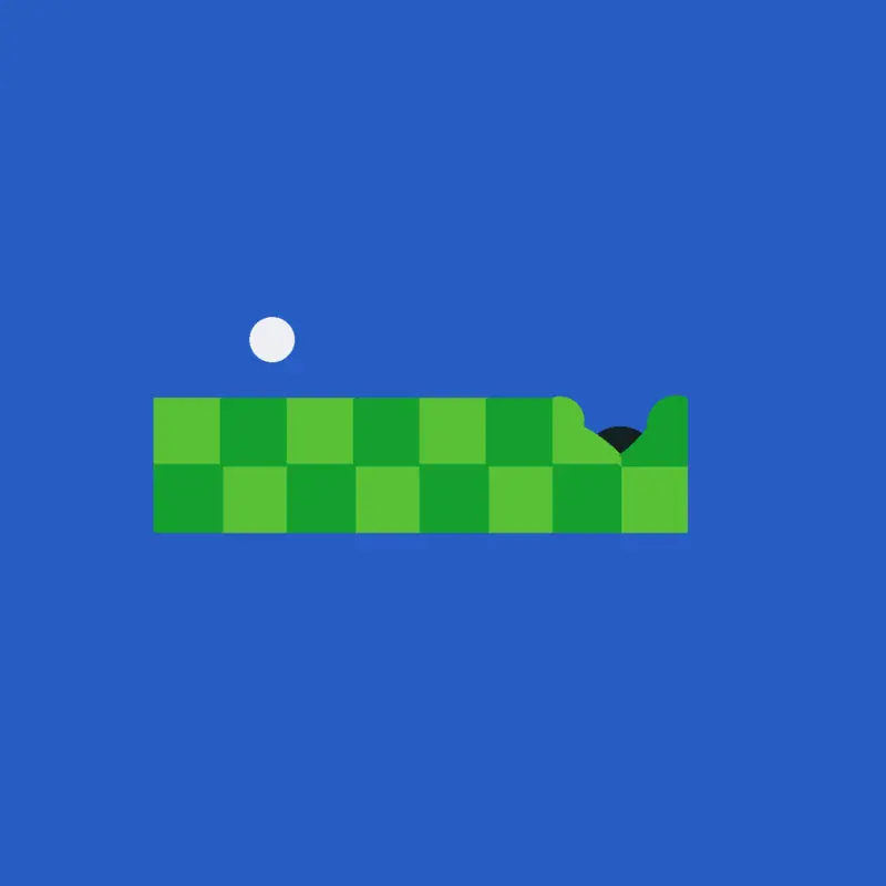 Golfing game by @sodiumblox