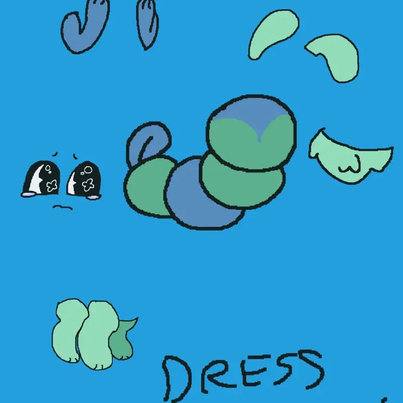 Dress up Squirm! by @D1N0SN0R3SH3LLYL0V3R