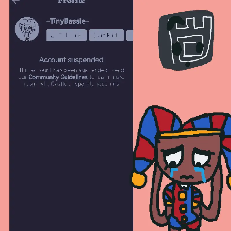 Noooo - Tiny Bassie- got suspended😭!!!! by @Blot_fanatik