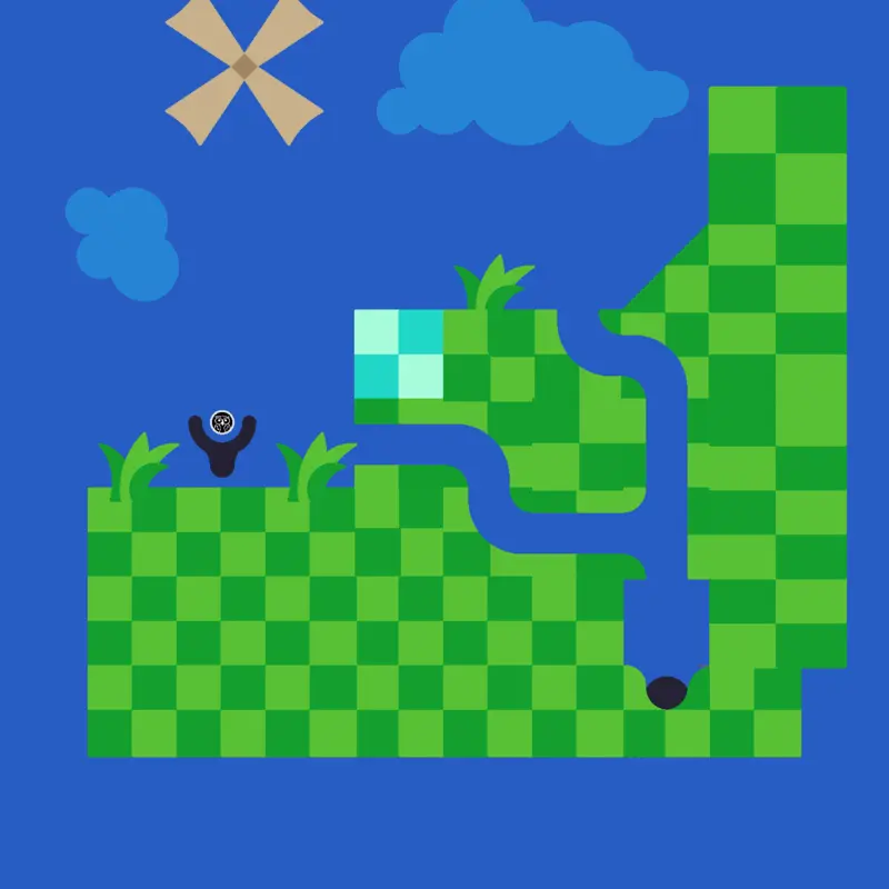 Golf but the ball its you profile by @little_plushie