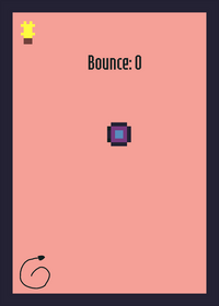 Bounce ball pixel game