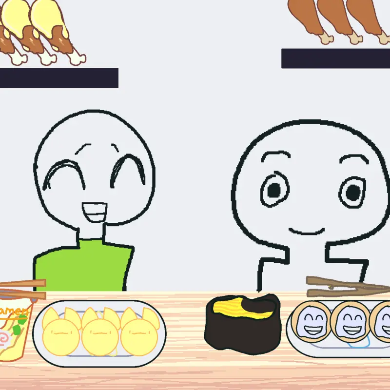 Mukbang but they’re treated equally by @castlequeen1331