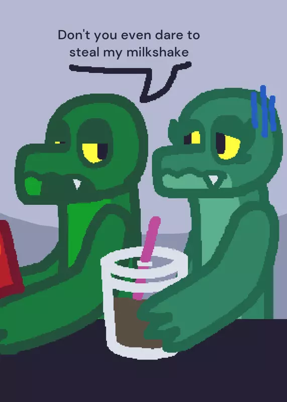 Drink the Delicious Milkshake by @ThatOne_Alligator