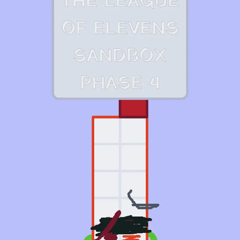 Numberblock 11 phase 4! by @JaxsonGreenPlaysGames