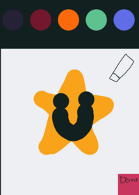 A drawing game. Plz react