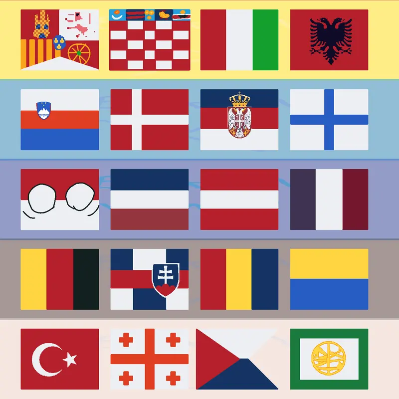 Flag band by @Francisco2026Pyramixed