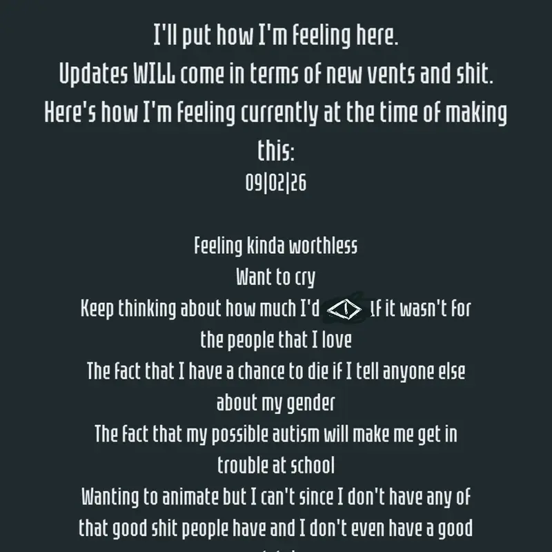 Sometimes I just wanna cry :) by @Gr33nbr0andVi0l3t