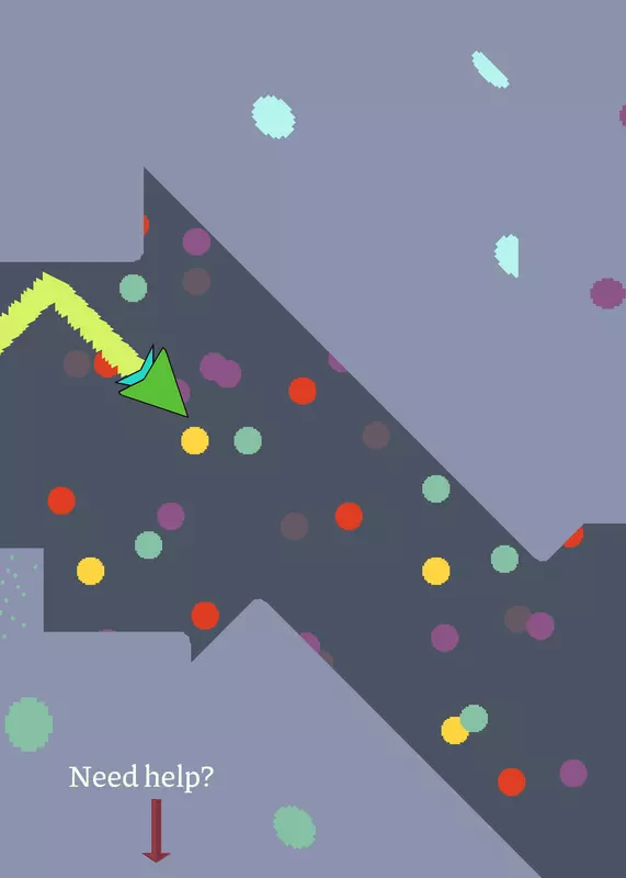 A zigzag/wave game with gravity portal by @7733