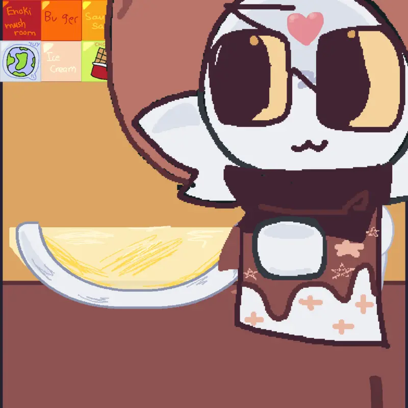 Mukbang ok meow by @Yazoo_