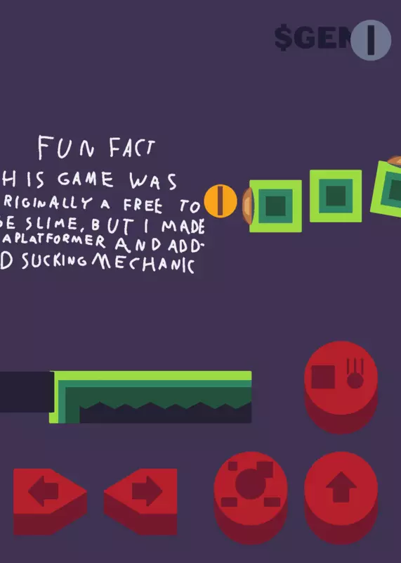 Platformer slime test by @TheKnightOfThisCastle