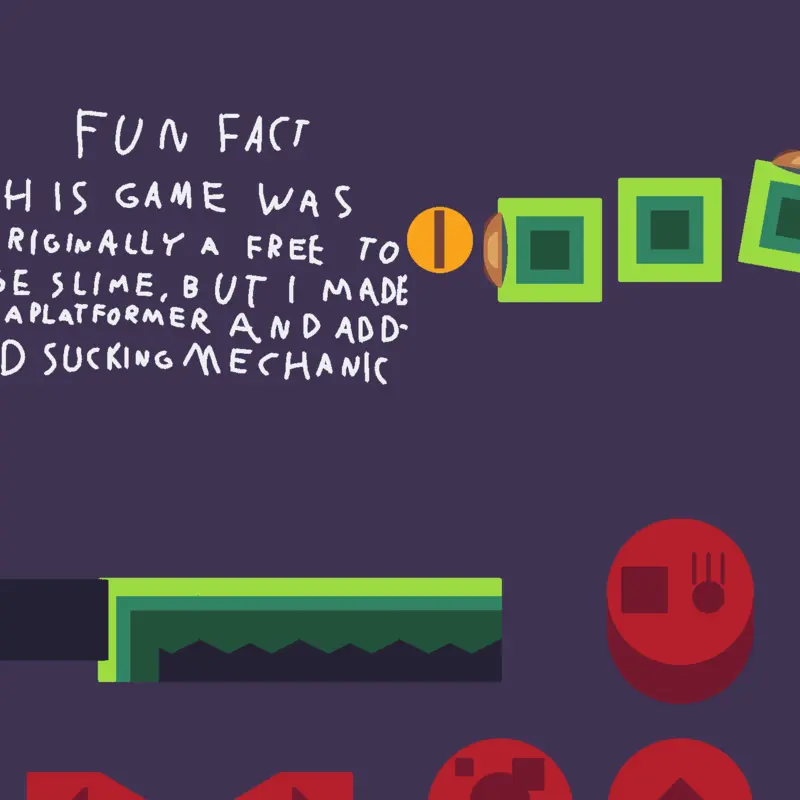 Platformer slime test by @TheKnightOfThisCastle