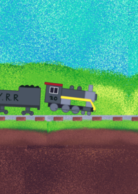 Freight train crash